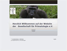 Tablet Screenshot of gf-primatologie.de